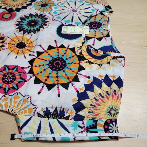 Livagirl Multicolor Short Sleeve Blouse  *NWT* Size XXL - Picture 5 of 11